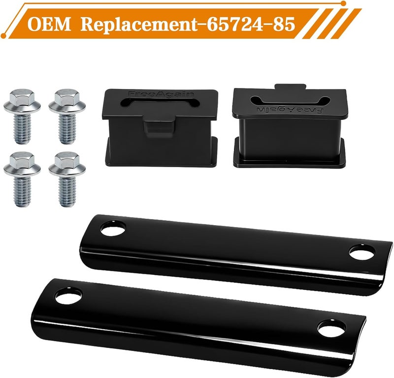 VPZMT Black Rear Air Cushion Muffler Shockproof Exhaust Tail Bracket Crash Pad for Harley Touring Road King/Street Glide/Electra Glide/Road Glide/CVO 1985-2025 Models (Replace# 65724-85) - Image 2